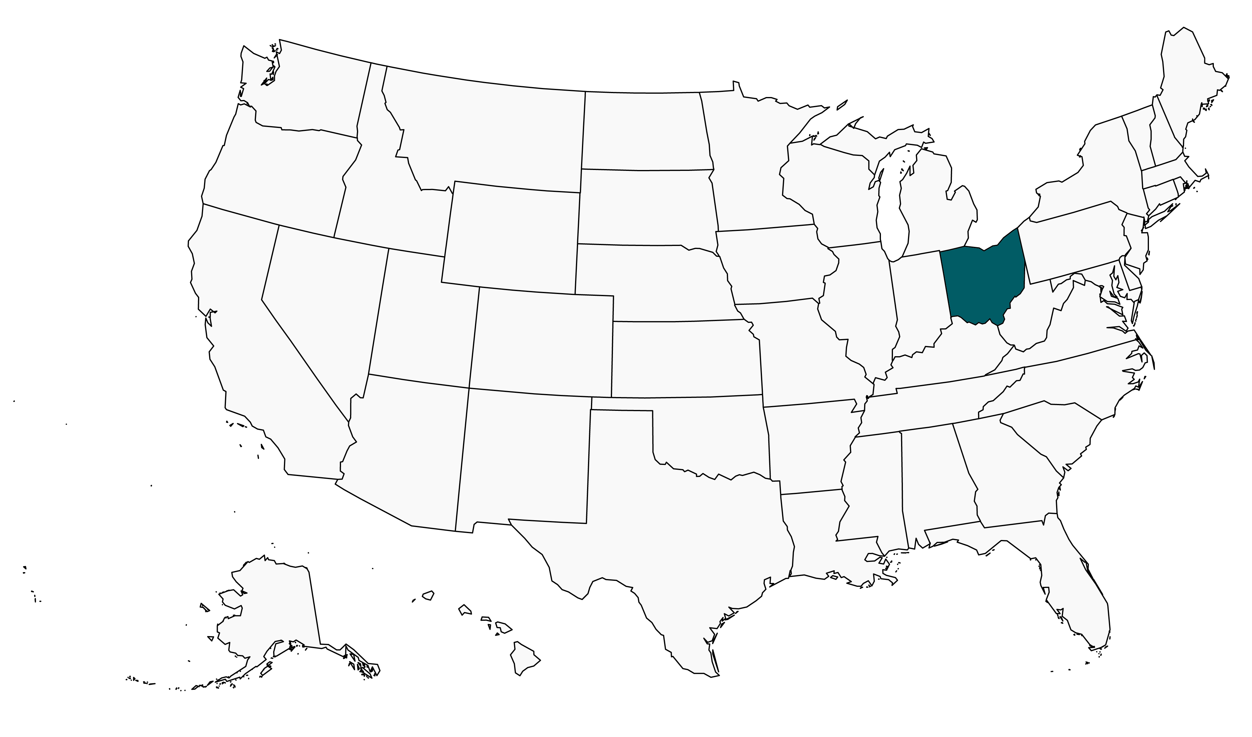 United States coverage map